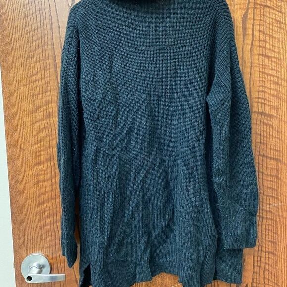 Ava‎ & Viv black open front large knit cardigan - Picture 4 of 5